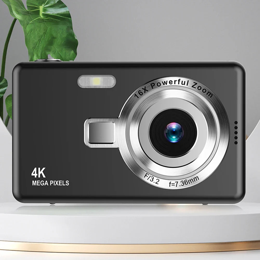 VKTECH CCD 1080P Digital Camera - كاميرا رقمية للتصوير الفوتوغرافي والفيديو 96 ميجابكسل مع تركيز تلقائي وزوم رقمي 16X